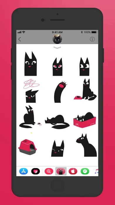 Maus Cat Stickers স্ক্রিনশট