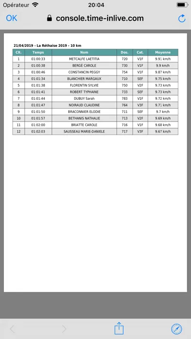 GlobalTiming स्क्रीनशॉट