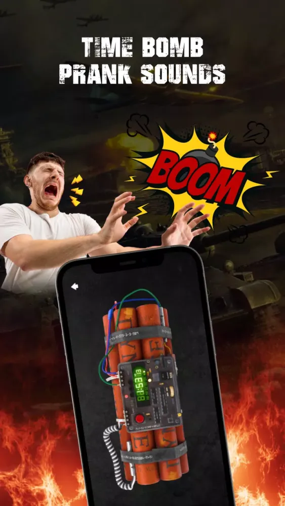 Time Bomb Prank, Gun Simulator應用截圖