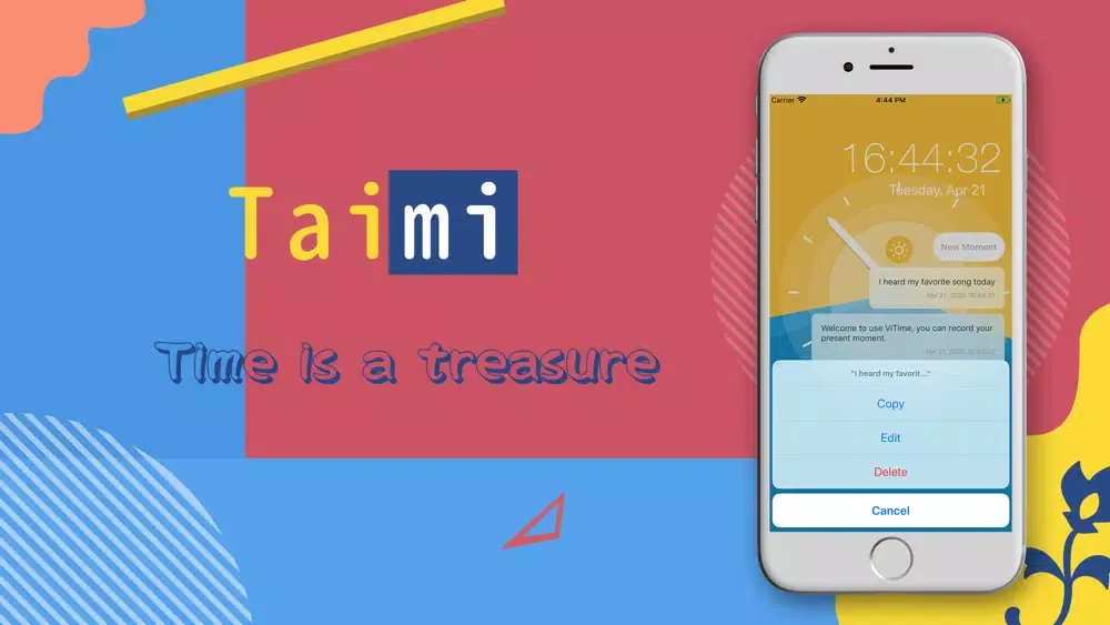 Tangkapan skrin Taimi