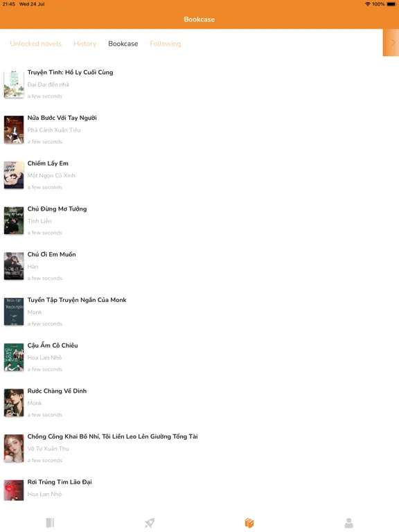 Capturas de pantalla de Enovel iPad 