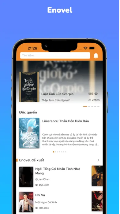 Capturas de pantalla de Enovel