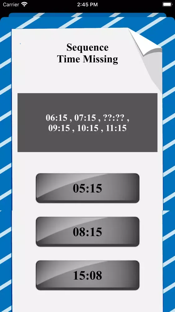 Sequence Time Missing应用截图