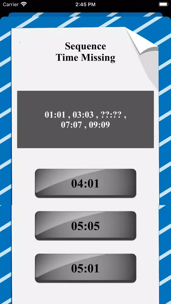 Sequence Time Missing应用截图