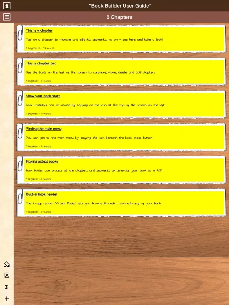 Book Builder - Writer's Development App iPad 應用截圖