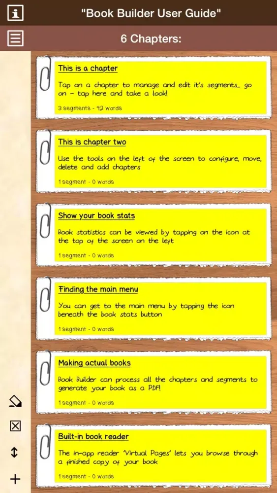 Book Builder - Writer's Development App應用截圖