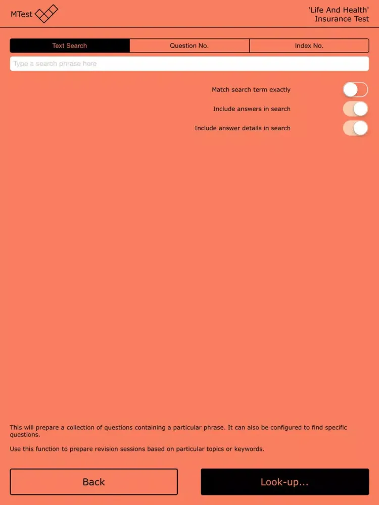 تصاویر MTest: Life And Health Insurance Test iPad 