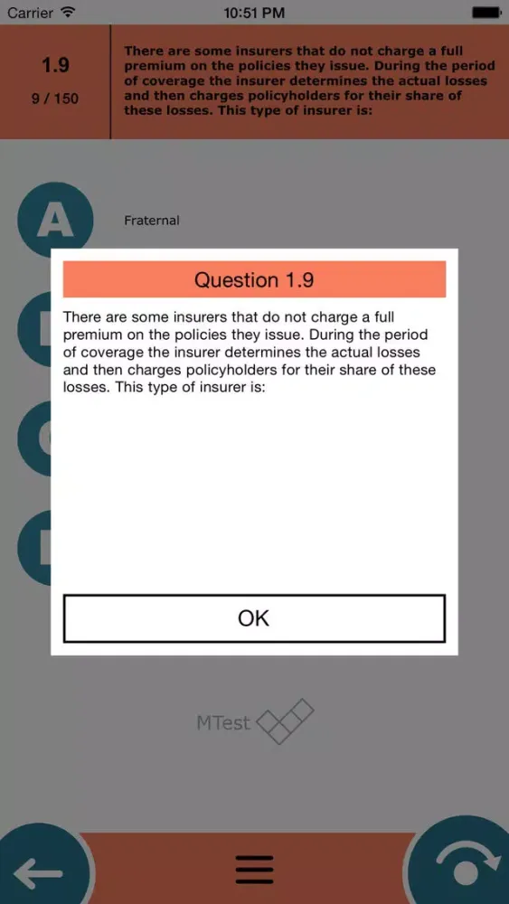تصاویر MTest: Life And Health Insurance Test