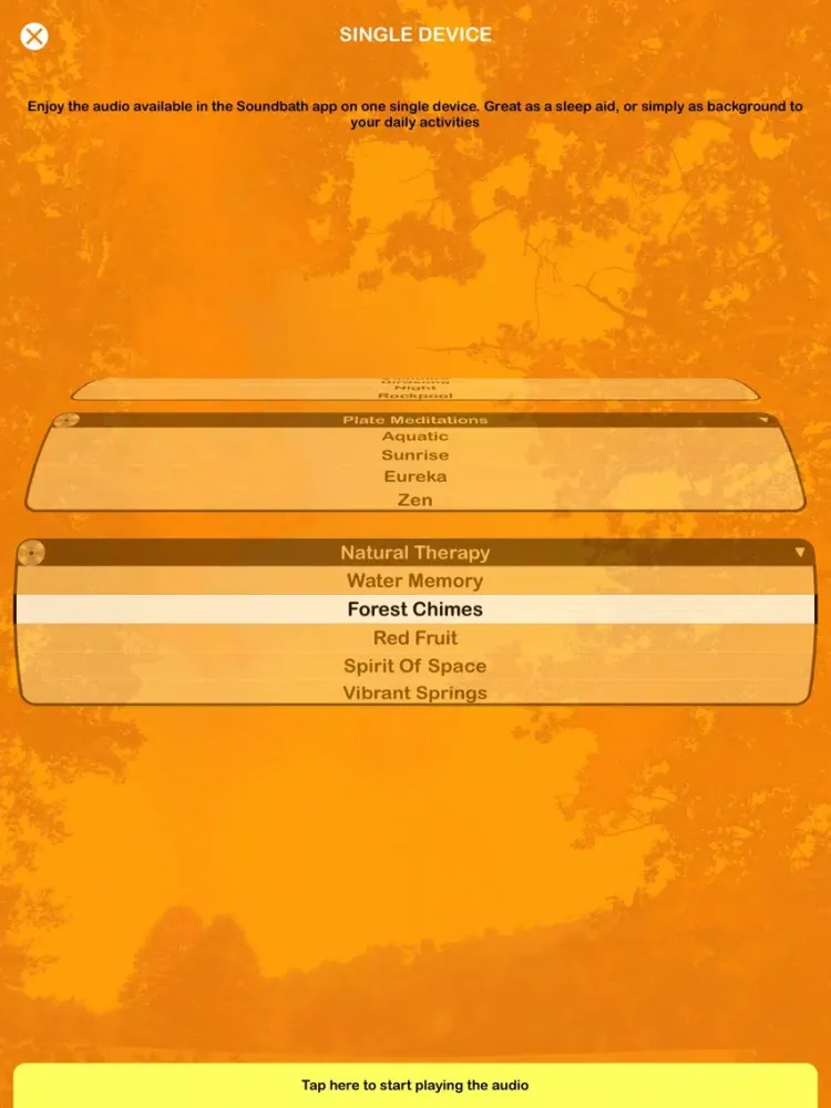 Soundbath iPad  سکرین شاٹس