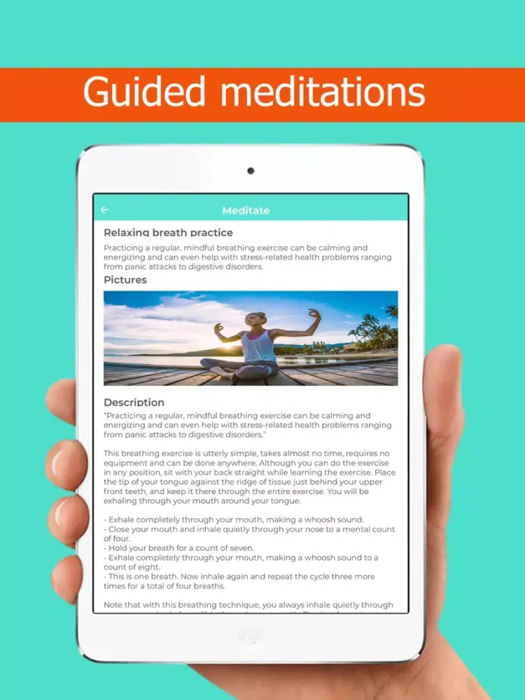 Ảnh chụp màn hình của Time4U Mindfulness Meditation iPad 