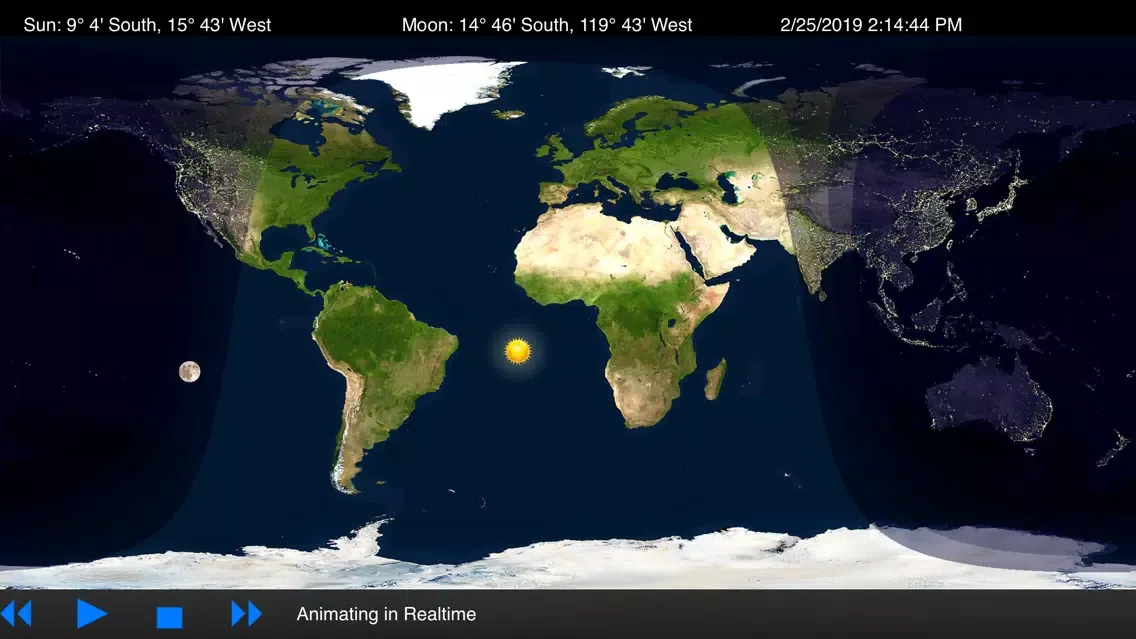 ภาพหน้าจอของ Day & Night – World Map