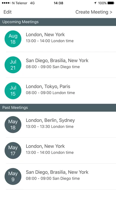 Meeting Planner by timeanddate 스크린샷