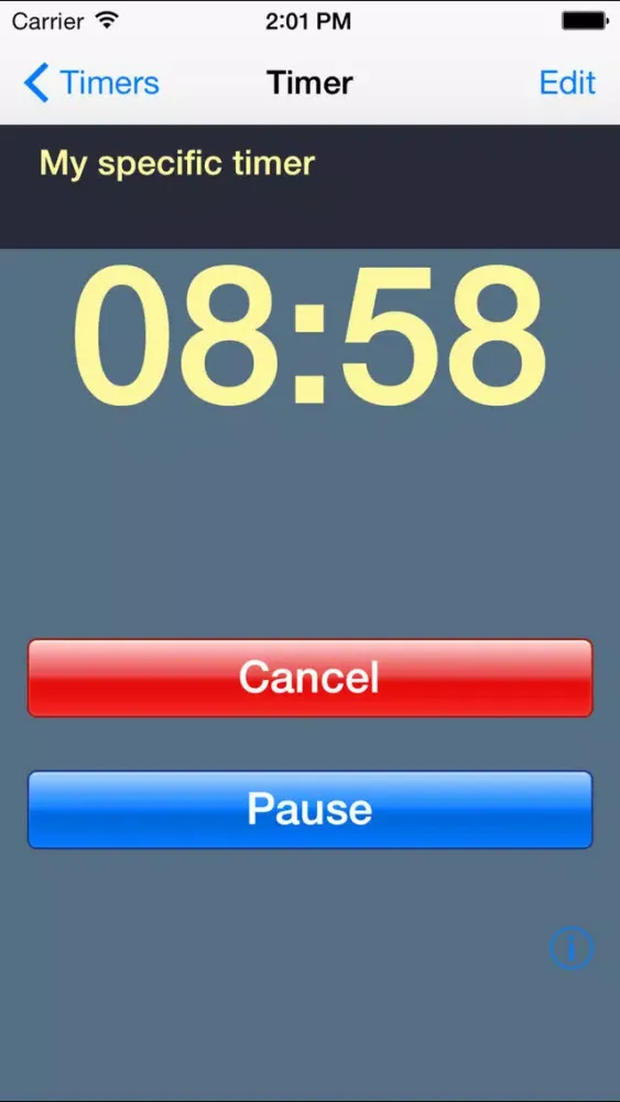 ภาพหน้าจอของ Timer by timeanddate.com
