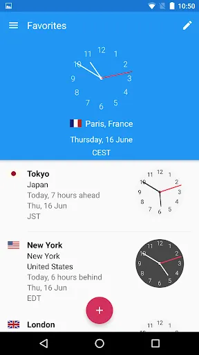 World Clock by timeanddate.com Ekran Görüntüleri