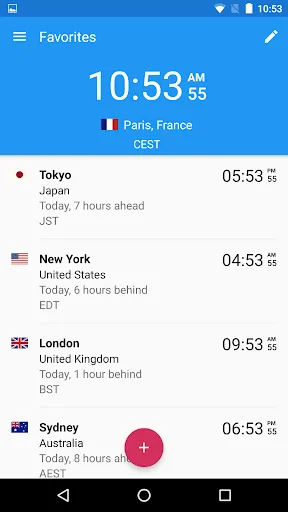 World Clock by timeanddate.com Ekran Görüntüleri