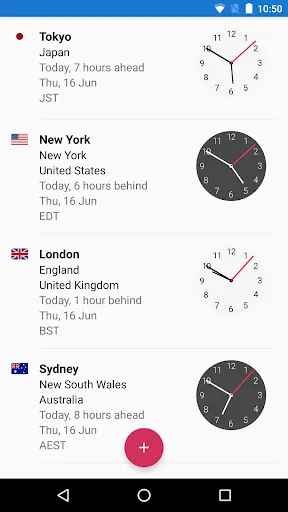 World Clock by timeanddate.com Ekran Görüntüleri