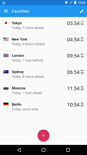 World Clock by timeanddate.com Ekran Görüntüleri