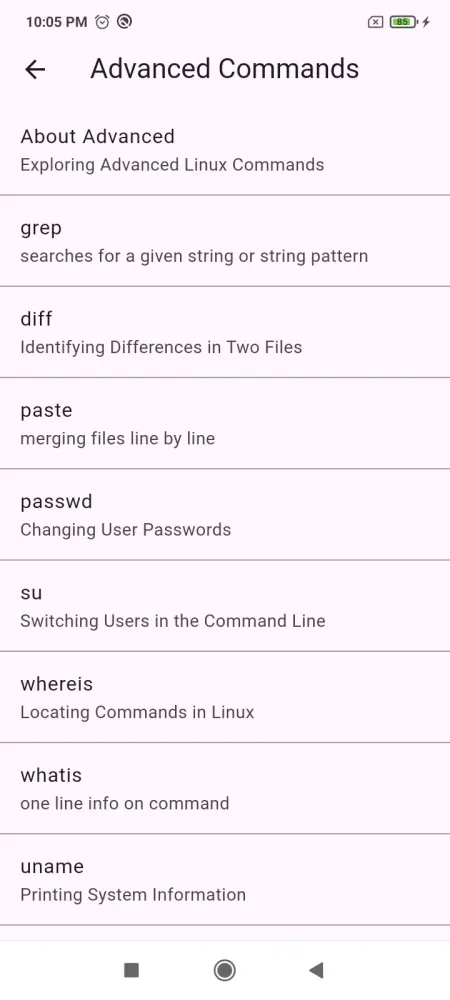 Linux Commands应用截图