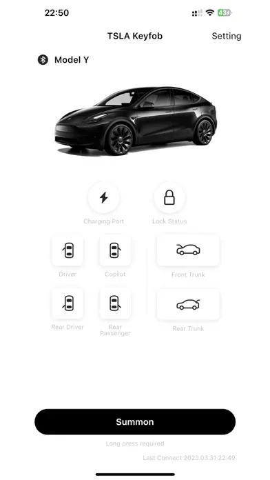 ภาพหน้าจอของ TSLA Keyfob - for Watch, Phone