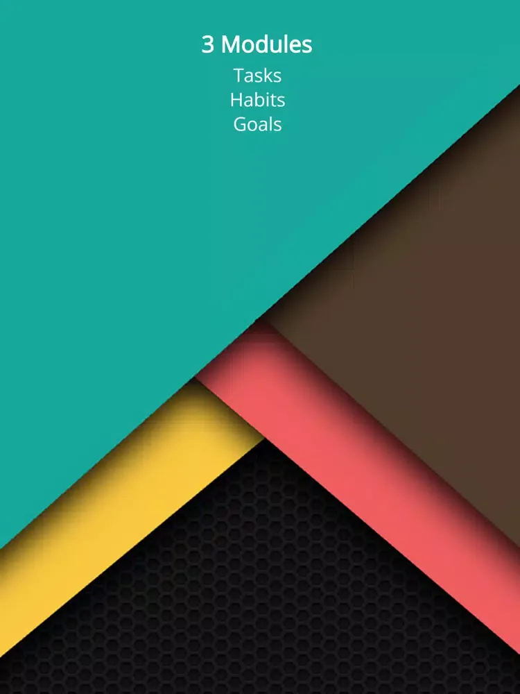 Tasks, Habits, and Goals. iPad 應用截圖