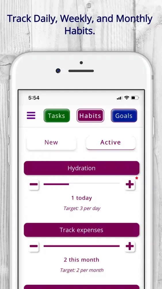 Tasks, Habits, and Goals.應用截圖