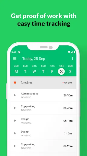 تصاویر Time Tracking App TimeCamp