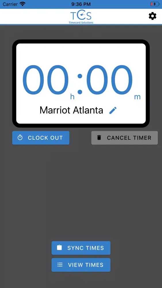 Ảnh chụp màn hình của TCS Mobile