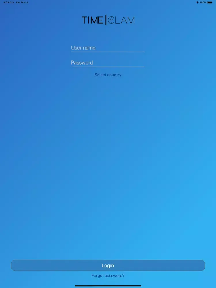 Zrzuty ekranu TIME|CLAM - Time tracking iPad 