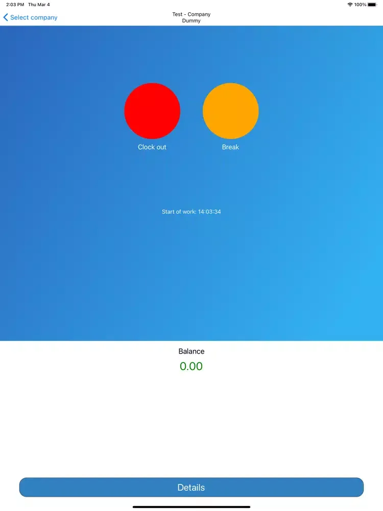 Zrzuty ekranu TIME|CLAM - Time tracking iPad 