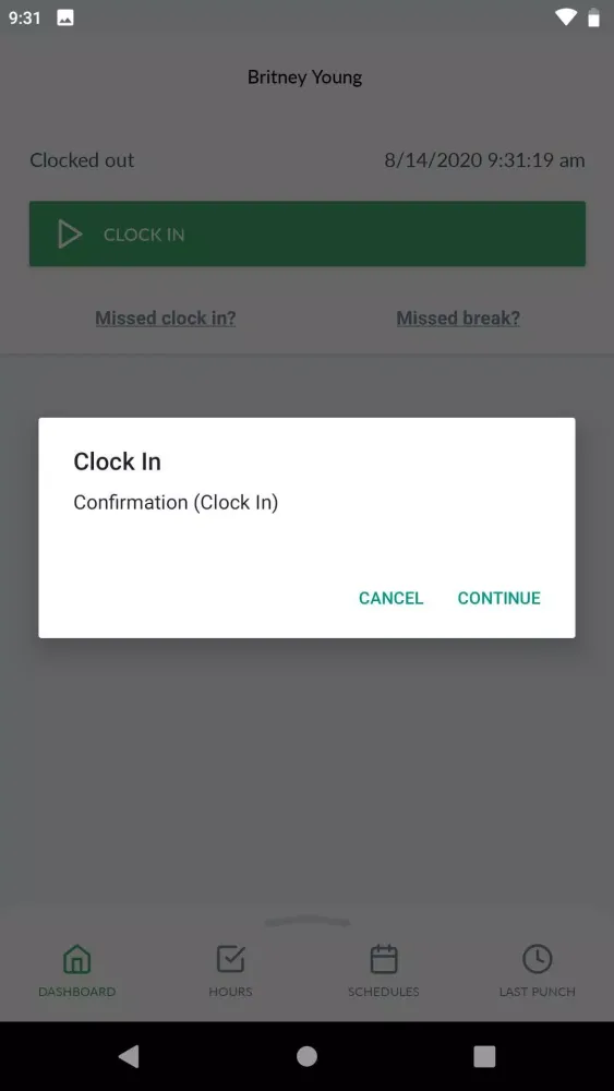 Capturas de pantalla de TCP MobileClock