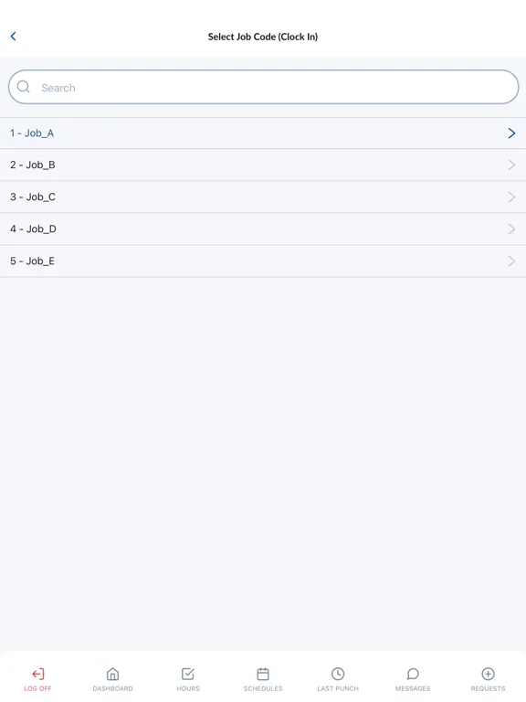 Zrzuty ekranu TCP MobileKiosk iPad 