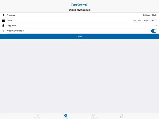 Zrzuty ekranu TimeControl Mobile iPad 