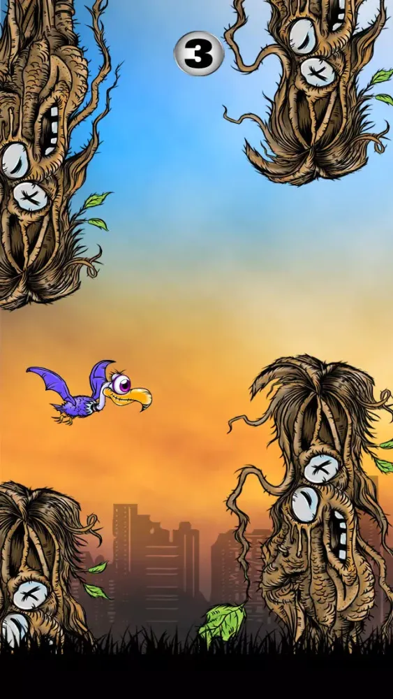 Tangkapan skrin Harvey: Adventure of a Flappy Vulture
