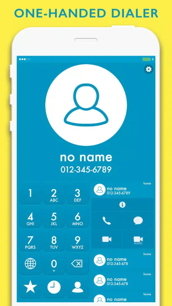 HiveDialer - customizable one-handed dialer スクリーンショット