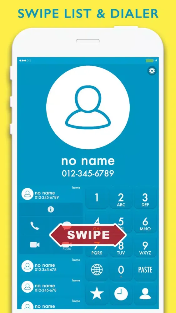 HiveDialer - customizable one-handed dialer スクリーンショット