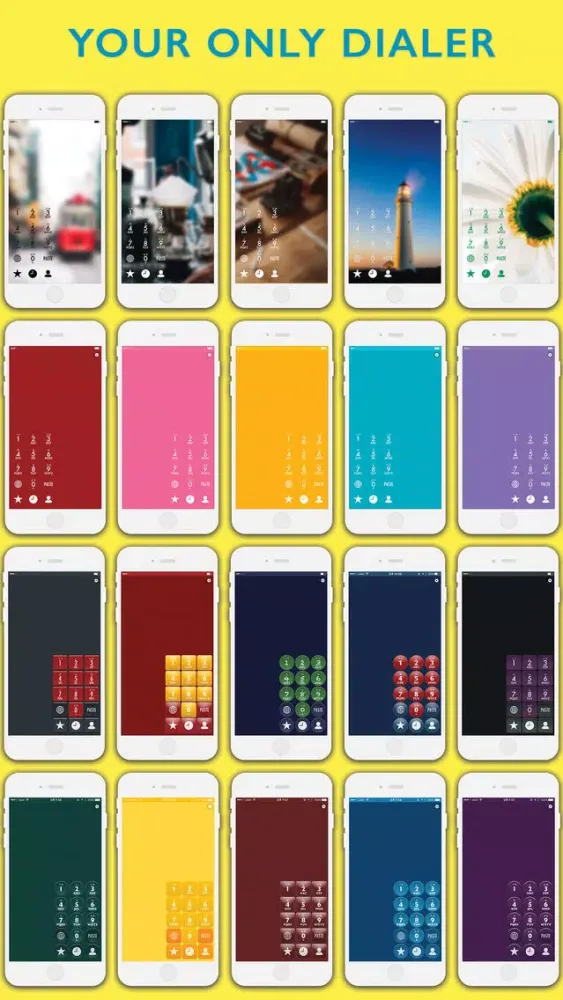 HiveDialer - customizable one-handed dialer スクリーンショット