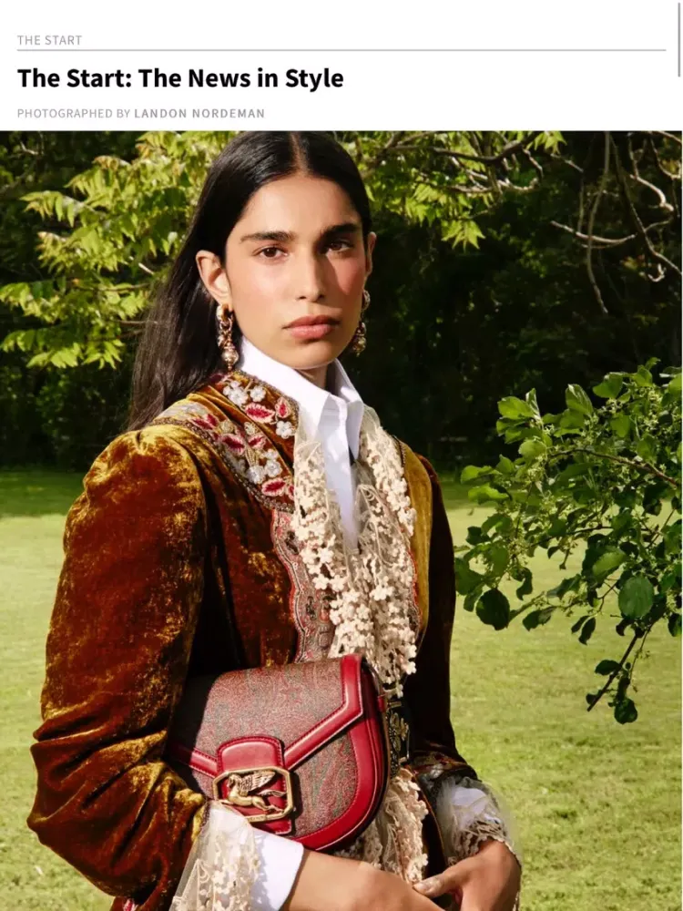 Capturas de tela do InStyle Magazine iPad 
