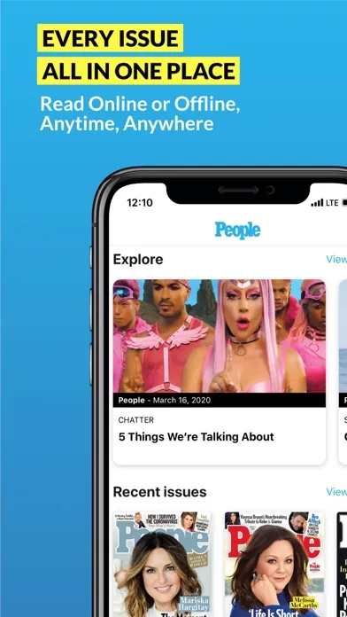 People Magazine Screenshots
