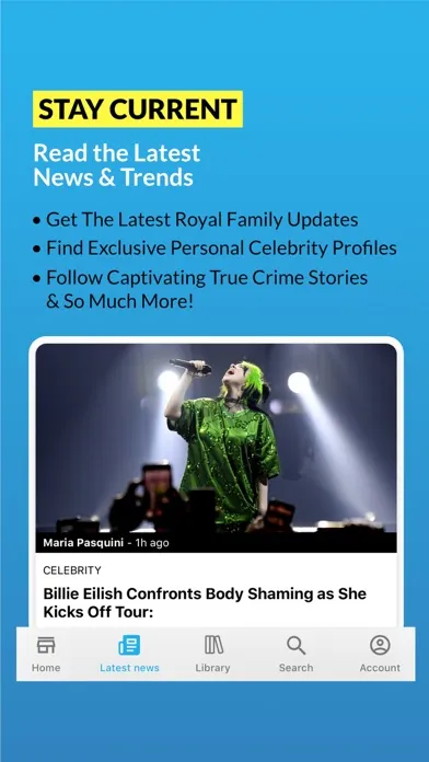 People Magazine Screenshots