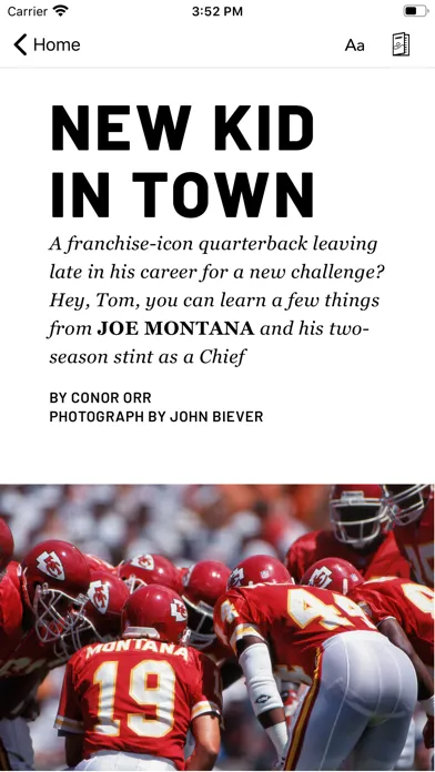 Capturas de pantalla de Sports Illustrated Magazine