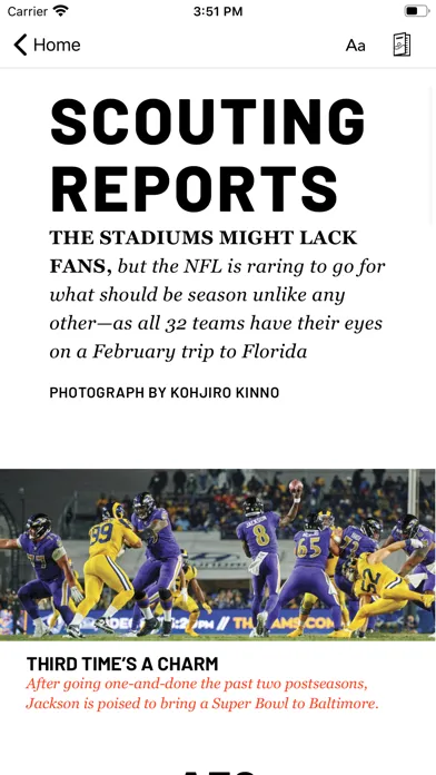 Capturas de pantalla de Sports Illustrated Magazine