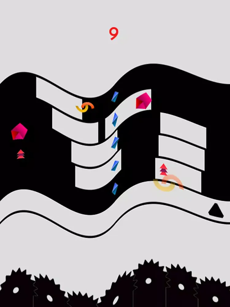 tri jump triangle iPad  Screenshots