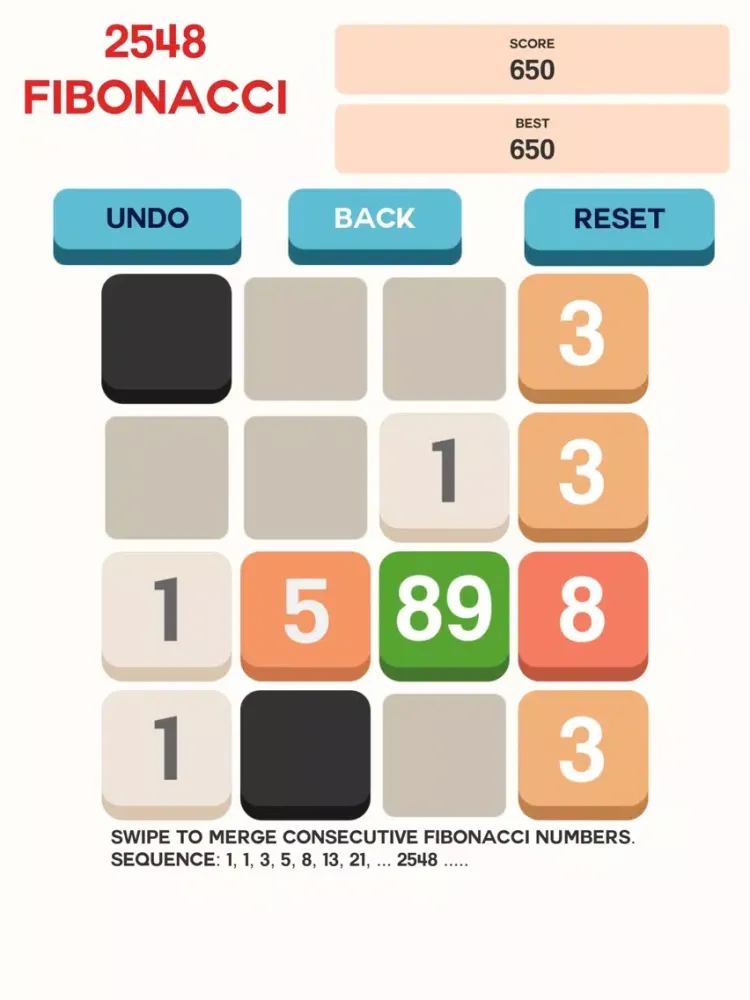 Screenshot di Fibonacci Math Puzzle iPad 
