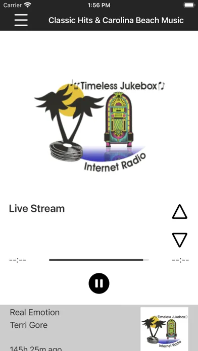 Ảnh chụp màn hình của Timeless Jukebox Radio