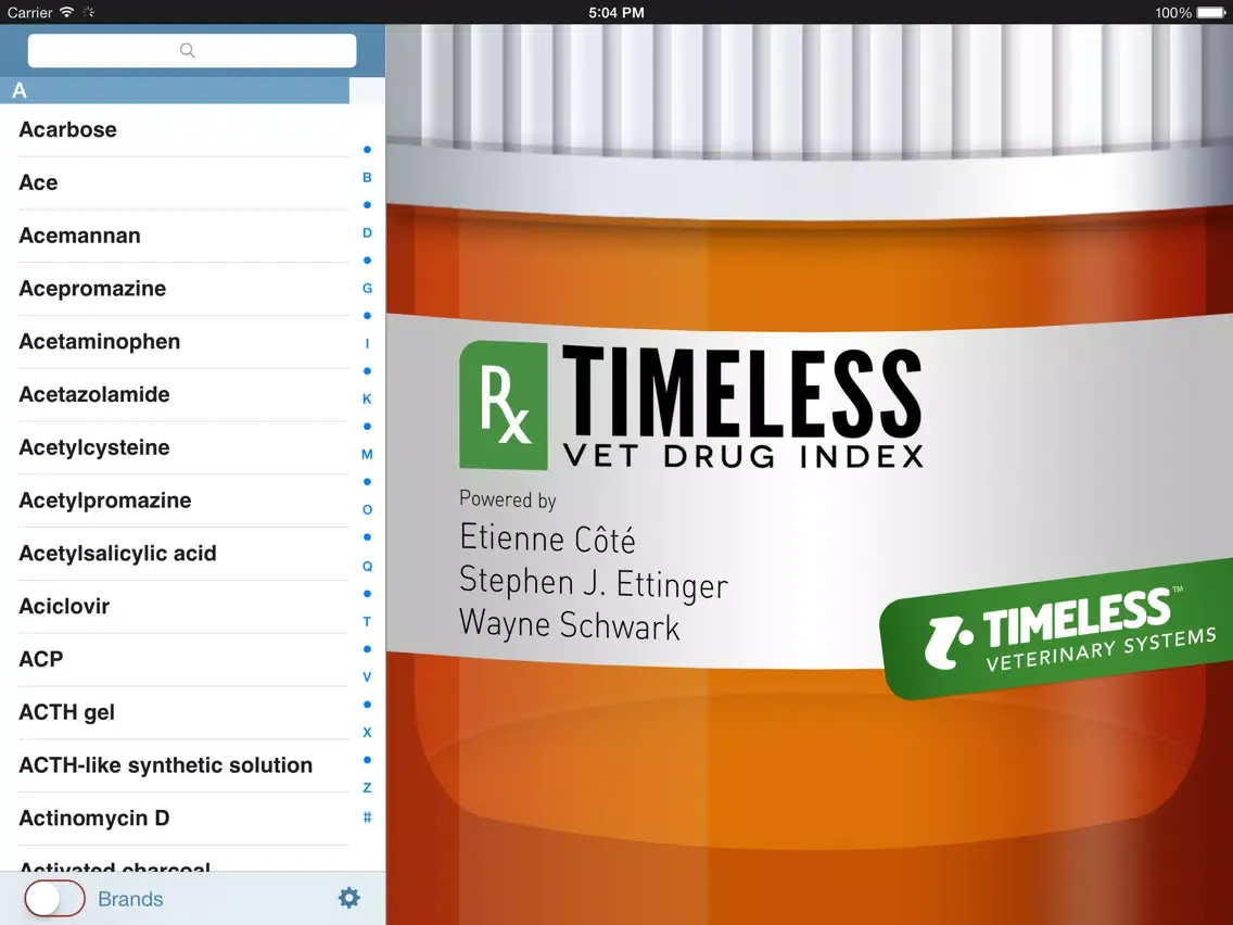 صور Timeless Vet Drug Index iPad 