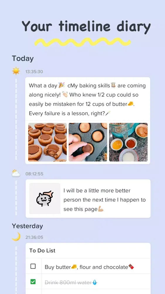 Screenshot di Tilo Timeline - Your Time Log