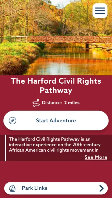 ภาพหน้าจอของ Visit Harford Virtual Journey