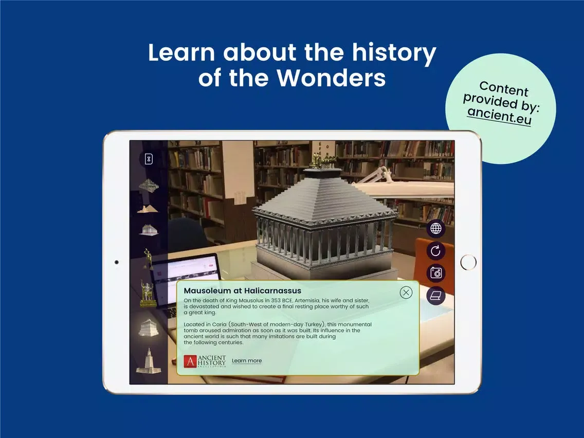 Screenshot di Seven Wonders AR iPad 