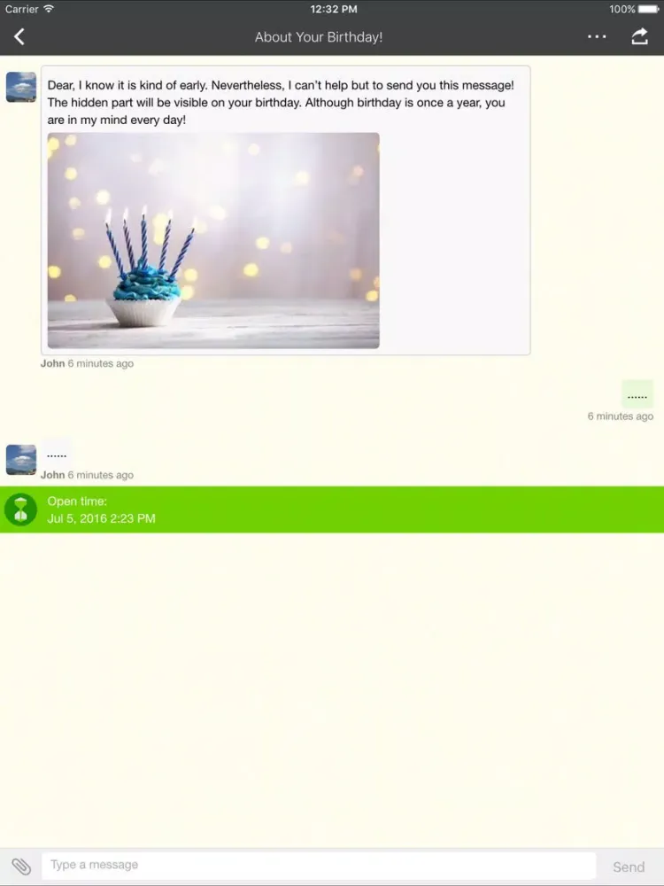 TimePipe – the future social messenger iPad 应用截图