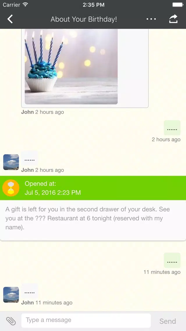 Скриншоты TimePipe – the future social messenger